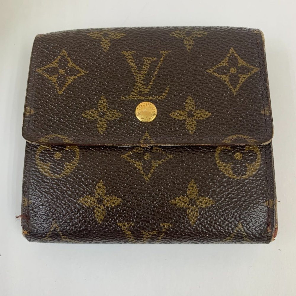 14. Authentic LOUIS VUITTON Monogram Trifold Wallet Purse